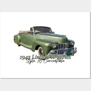 1947 Lincoln H-Series Style 76 Convertible Posters and Art